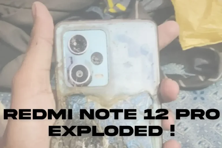 Redmi Note 12 Pro exploded in user’s Pocket and burned to ashes