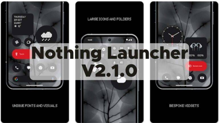 Nothing Launcher 2.1.0 Update brings support for Nothing OS 2.0