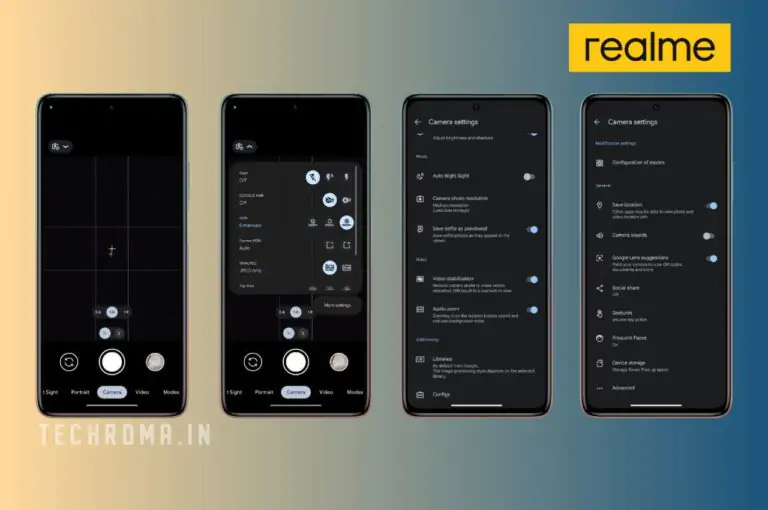 Download Google Camera for Realme GT 3