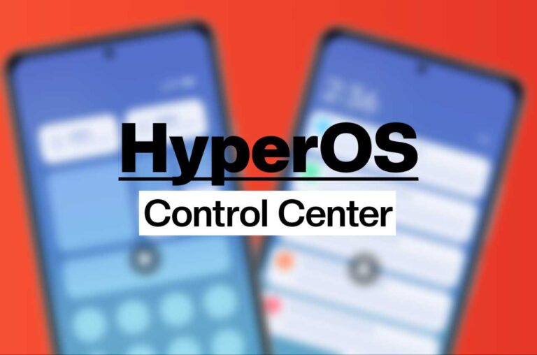 HyperOS Control Center’s updated layout Leaked