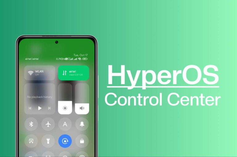 Xiaomi HyperOS Control Center status bar follow-up animation is here, another iOS?