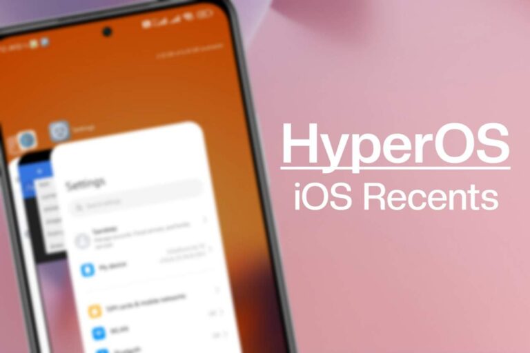 Xiaomi will introduce iOS Recents for the First time in HyperOS, Here’s the First Look