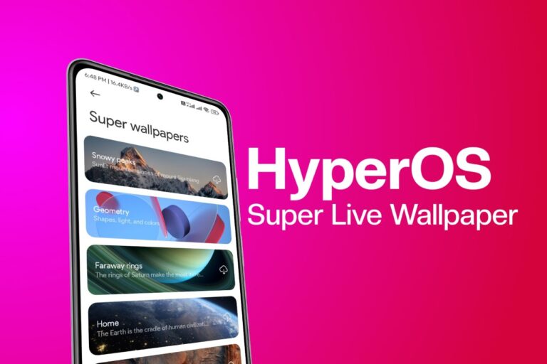 HyperOS Super Live Wallpapers leaked [Download]