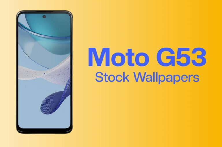 Download Moto G53 Stock Wallpapers [FHD+]