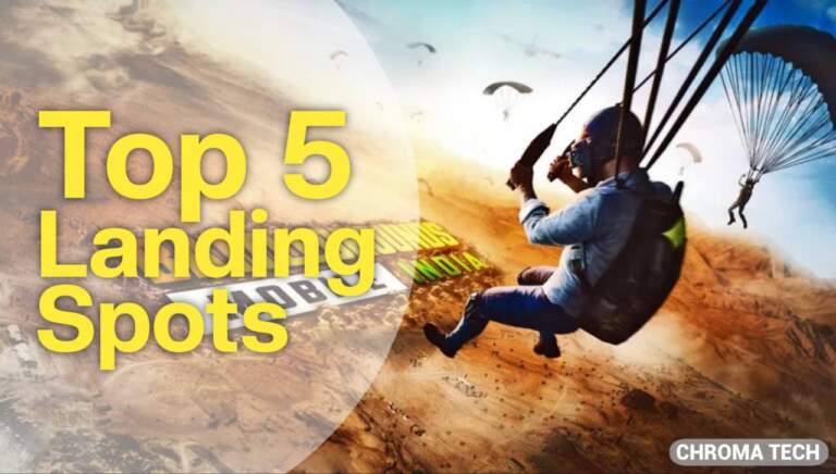 Top 5 Landing Spots in BGMI