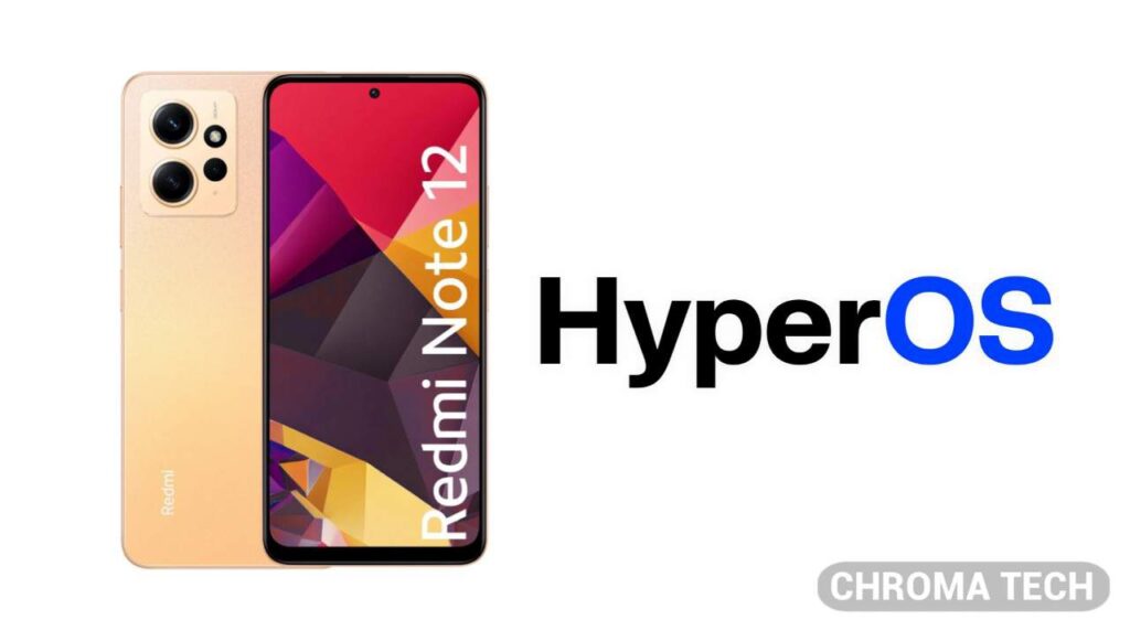 redmi note 12 hyperos update