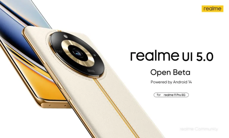 Realme UI 5.0 x Android 14 Open Beta is Now Live for Realme 11 Pro 5G in India