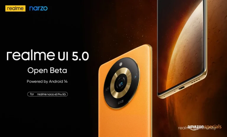 Realme UI 5.0 x Android 14 update for Realme Narzo 60 Pro 5G