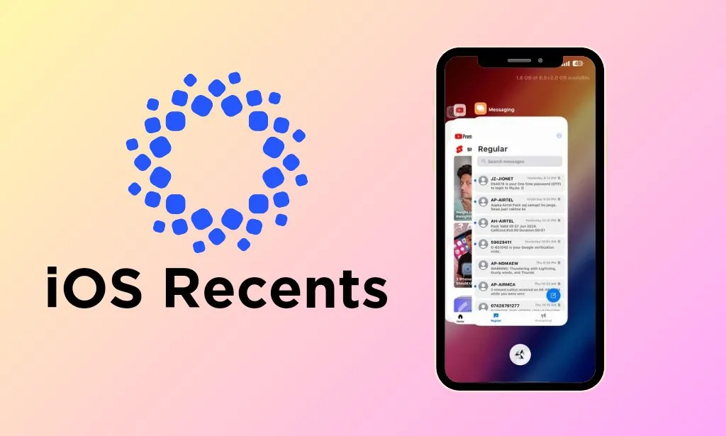 hyperos iOS recents menu