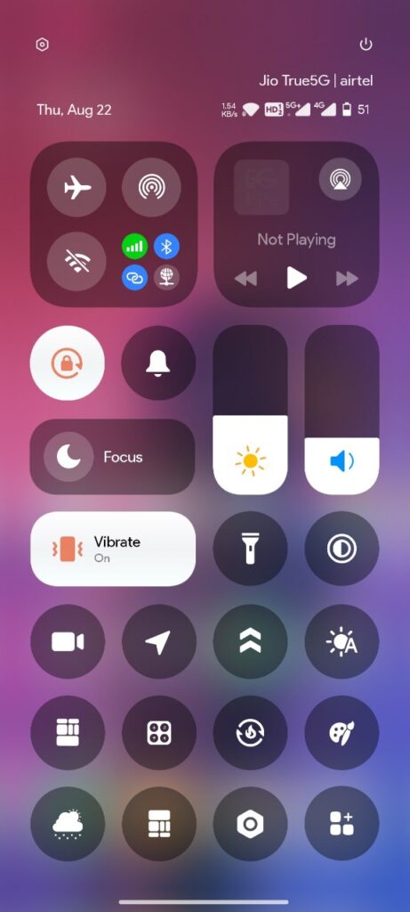 hyperos 2.0 control centre